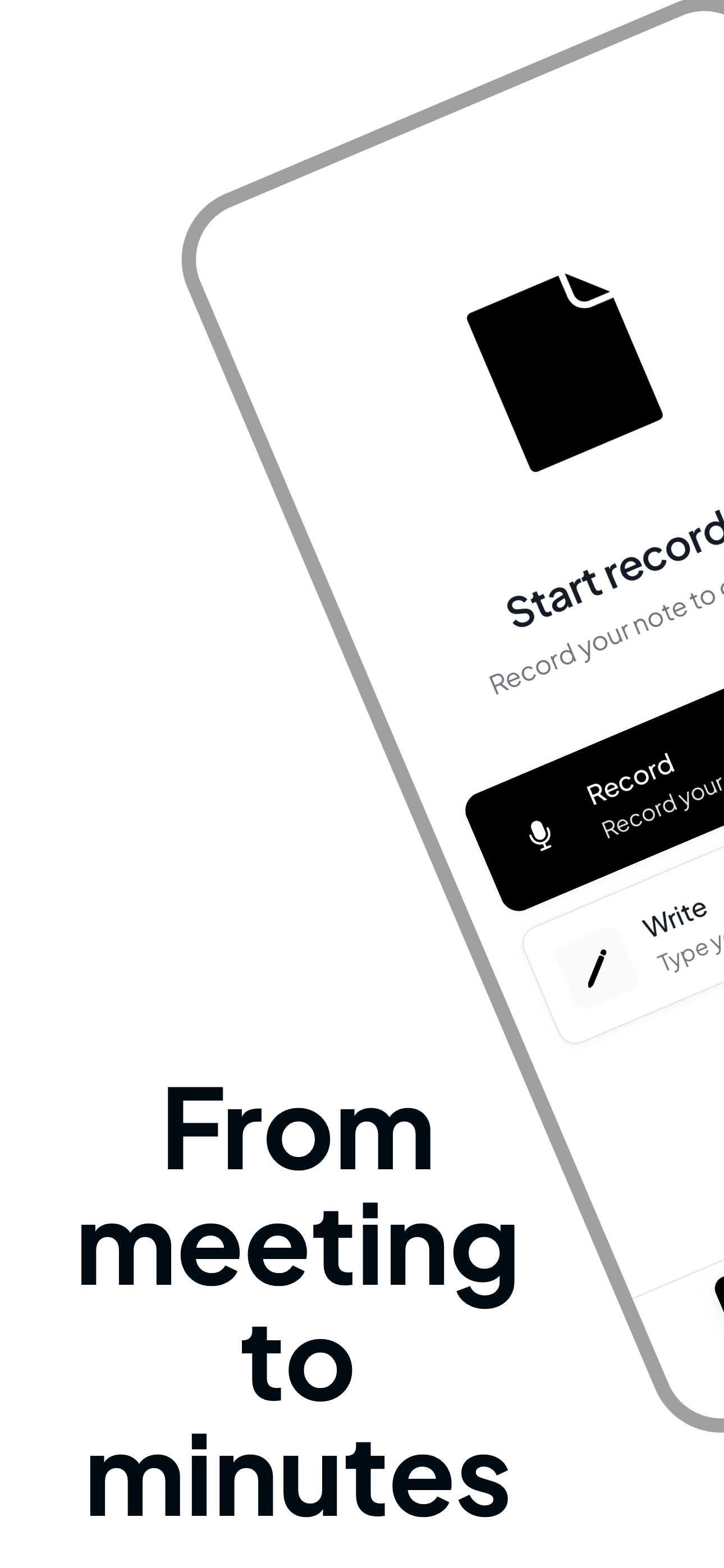 The Minutes - From meeting to minutes